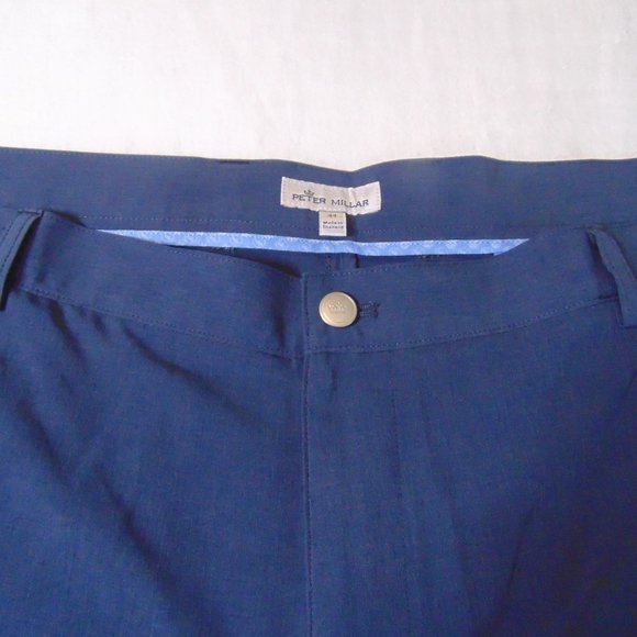 Peter Millar Blue Hybrid Shorts - Picture 2 of 4